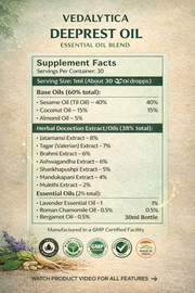 VEDALYTICA Deeprest Oil - 30ML
